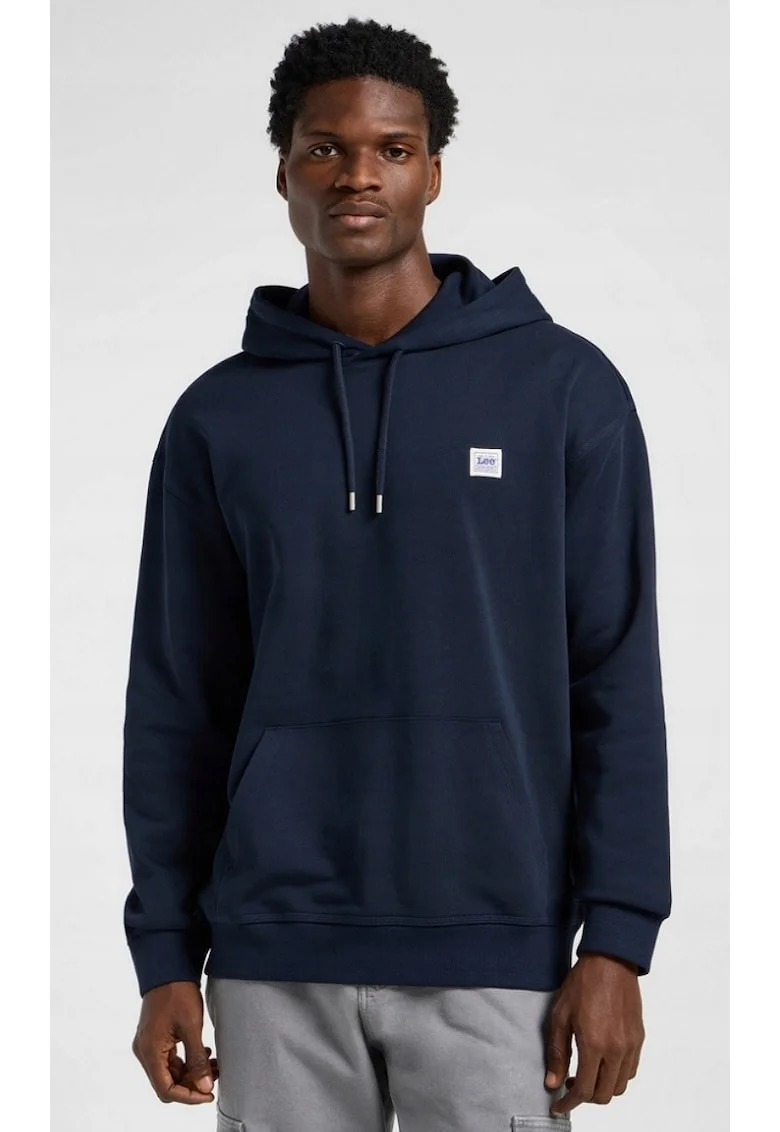 Hanorac barbati,  WORKWEAR WW HOODIE, bumbac, albastru