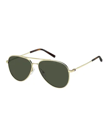 Ochelari de soare aviator, Auriu/Maro