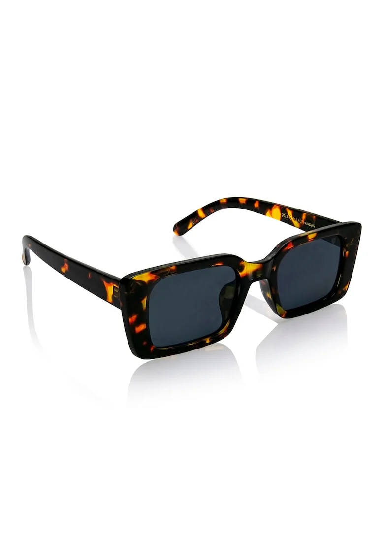 Ochelari de soare unisex cu lentile polarizatedwqf, Negru/Portocaliu