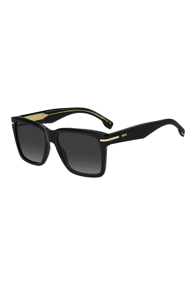 Ochelari de soare cu lentile in degrade, Auriu/Negru