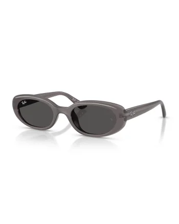 Ochelari de soare unisex cu lentile ovale, Gri inchis