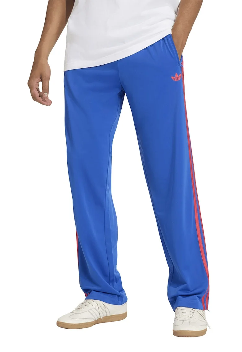 Pantaloni de trening cu talie elastica Firebird, Coral/Albastru