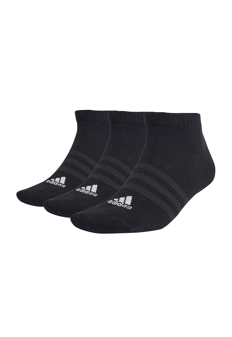 Set de sosete pana la glezna, unisex - 3 perechi, Negru