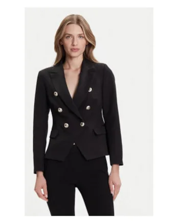 Sacou dama 305802583,  Sintetic, Negru,