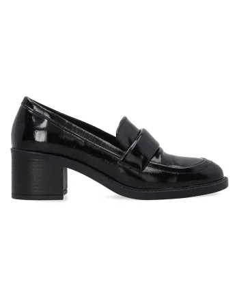 Pantofi loafer cu toc masiv