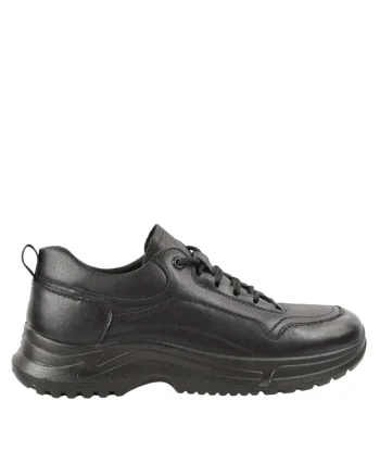 Pantofi sport, dama,  N503 negru, piele naturala, Negru