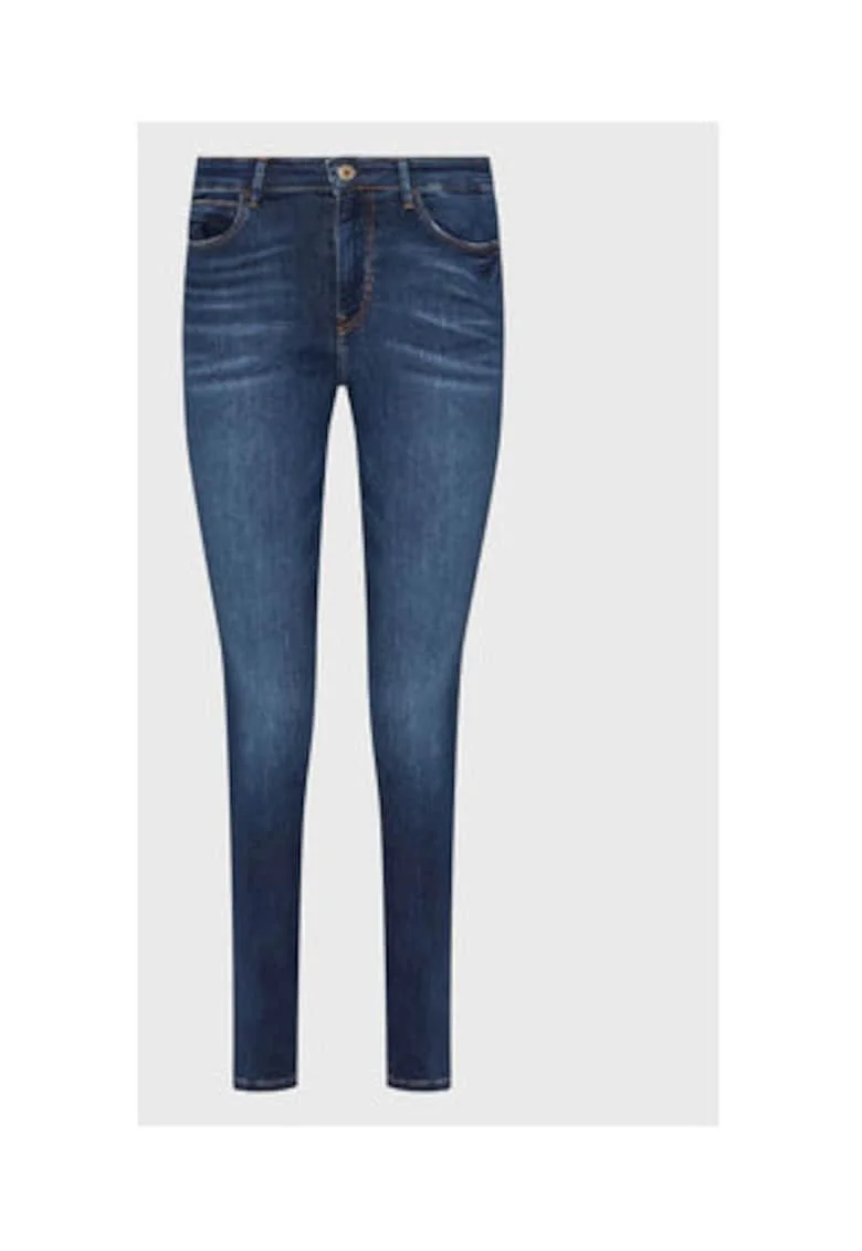 Blugi skinny cu talie inalta 0000300970072
