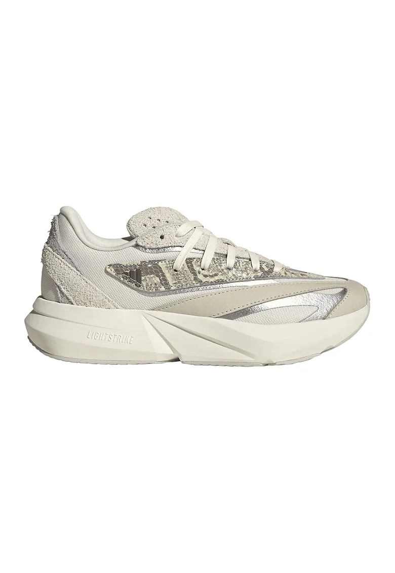 Pantofi sport Lightblaze cu garnituri din piele, Alb murdar/Argintiu
