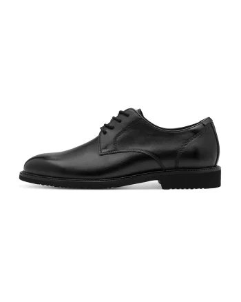 Pantofi derby de piele, Negru