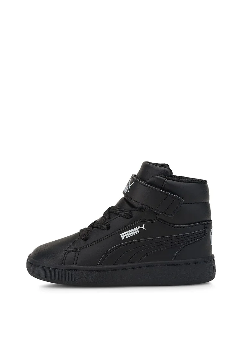 Pantofi sport mid-high de piele ecologica Vikky v2 SL V, Negru