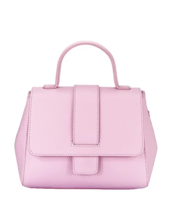 Geanta barbie roz din piele naturala 1047 123 19924, Roz