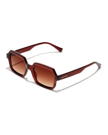 Ochelari de soare patrati cu lentile degrade, Caramel
