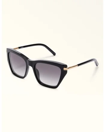Ochelari de soare cat-eye, Auriu/Negru