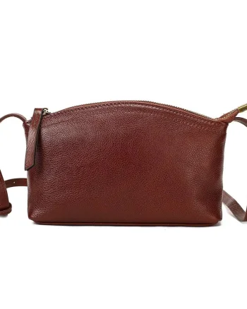 Geanta de dama, Katy GT3826, piele naturala, Bordo
