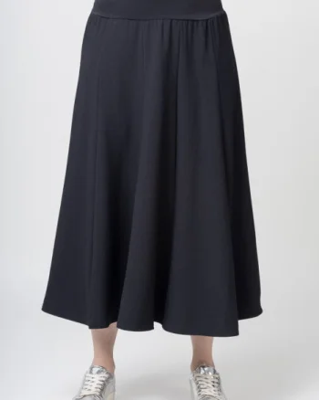Fusta neagra in clini, lunga, din vascoza (88 cm)