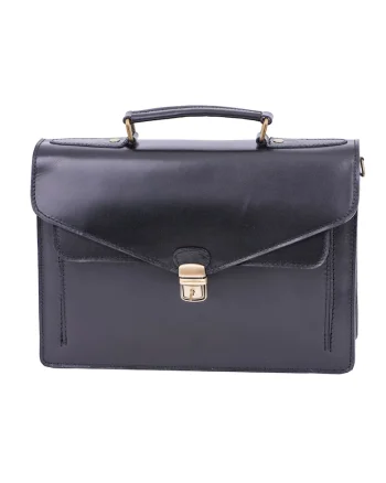 Geanta working hipster, Negru
