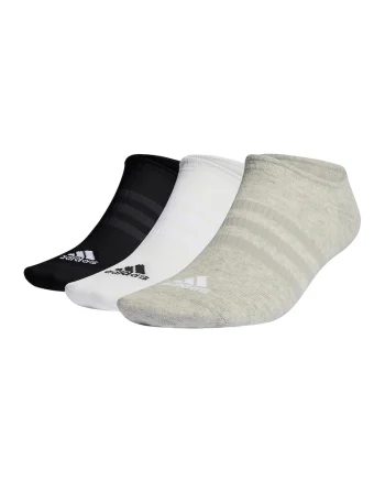 Set de sosete pana la glezna, unisex - 3 perechi, Alb/Negru/Maro nisip