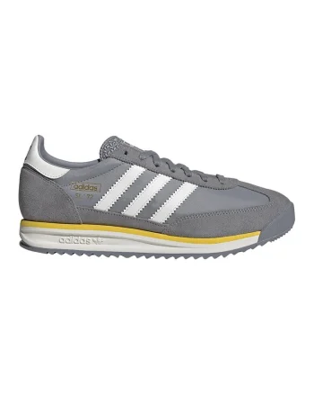 Pantofi sport SL 72 RS de piele intoarsa cu insertii textile, Portocaliu mandarina/Alb optic/Gri inchis