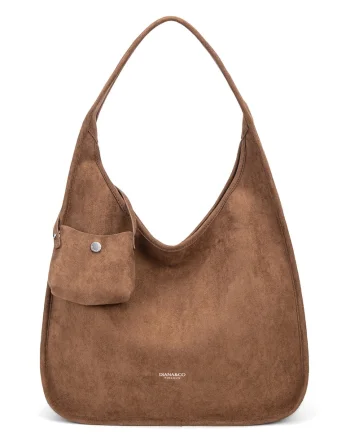 Geanta de umar cu etui detasabil Silvana Plus, Caramel