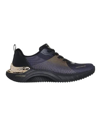 Pantofi sport din material textil cu garnituri cu aspect metalizat Snoop Ace-Cyber Walker, Albastru ultramarin/Caramel