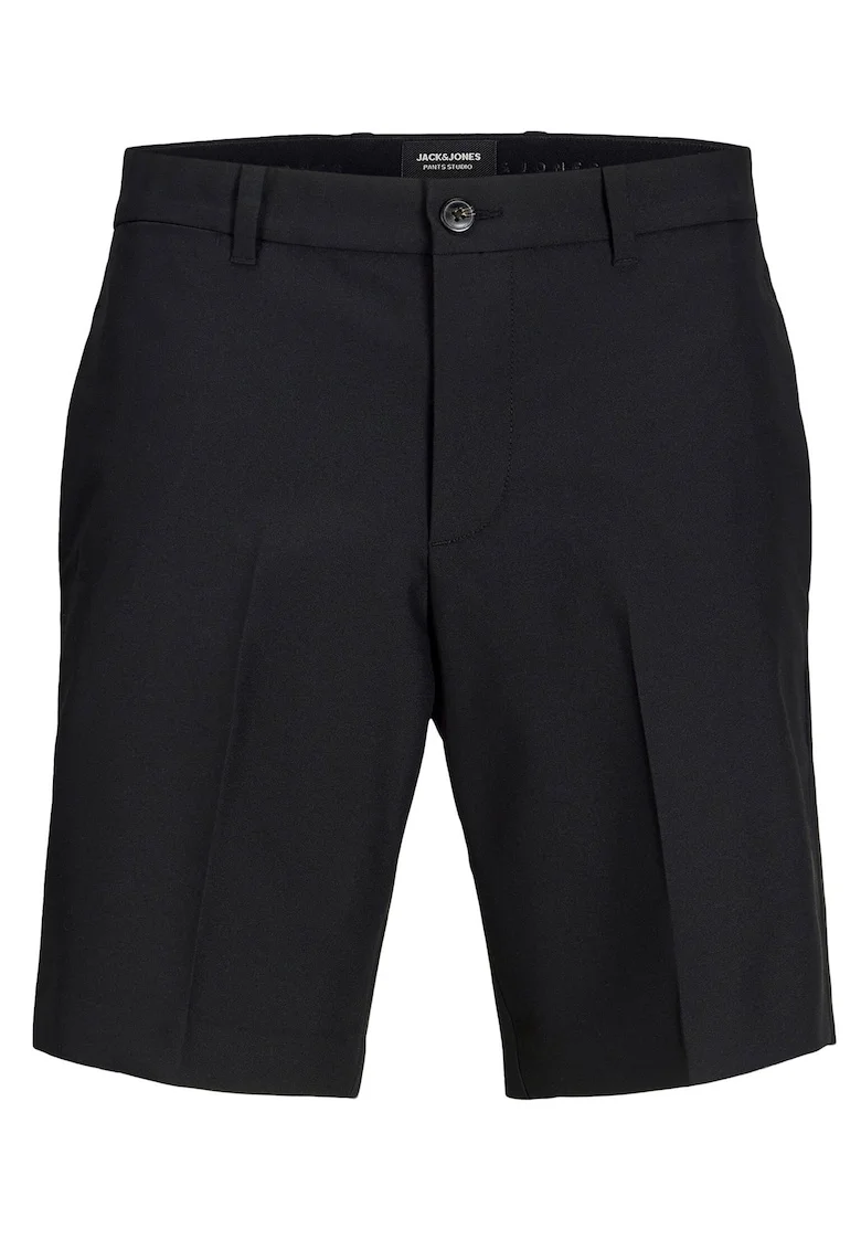 Pantaloni scurti barbati Jack Jones, 12271357, Poliester reciclat/Poliester, Bej, Negru