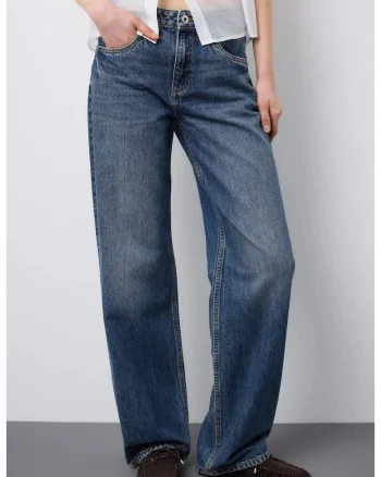 Pantaloni Denim  de dama 003570424, Albastru