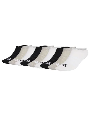 Set de sosete unisex pana la glezna - 9 perechi, Alb/Negru/Gri