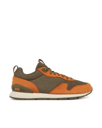 Pantofi sport barbati, 12004,  Textil, 42 EU, Maro/Kaki, Maro/Portocaliu