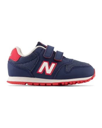 Pantofi sport 500 cu velcro si insertii de plasa, Albastru royal/Bleumarin