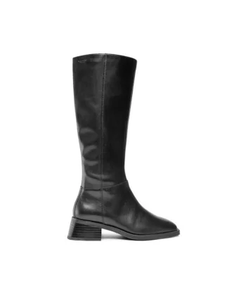 Cizme dama  piele naturala, negru, Negru