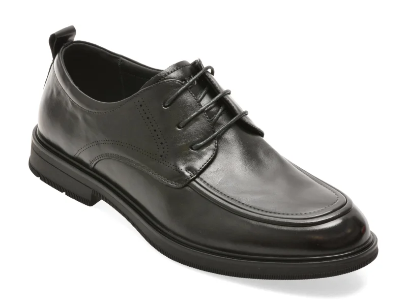 Pantofi eleganti EPICA negri, AH01, din piele naturala