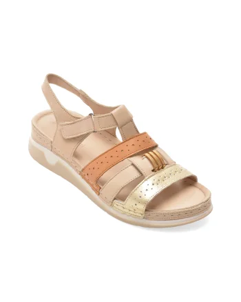 Sandale FLAVIA PASSINI bej, M029, din piele naturala