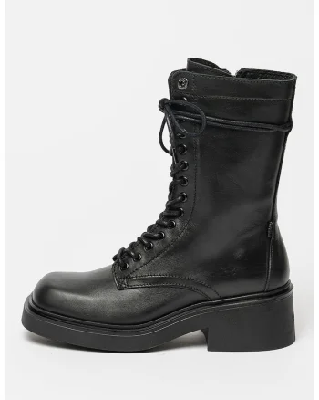 Ghete de piele Daff-ey, Negru