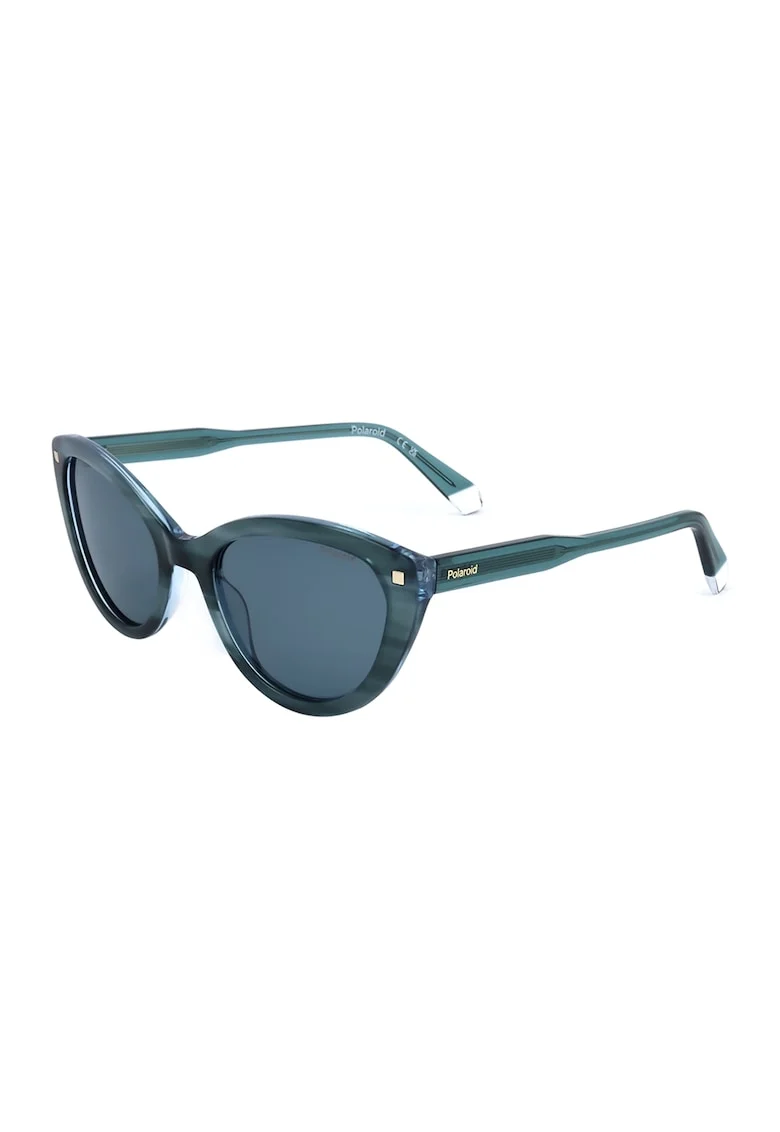 Ochelari de soare cat-eye cu lentile polarizate, Albastru petrol