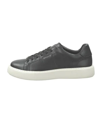 Pantofi sport low-cut de piele, Negru