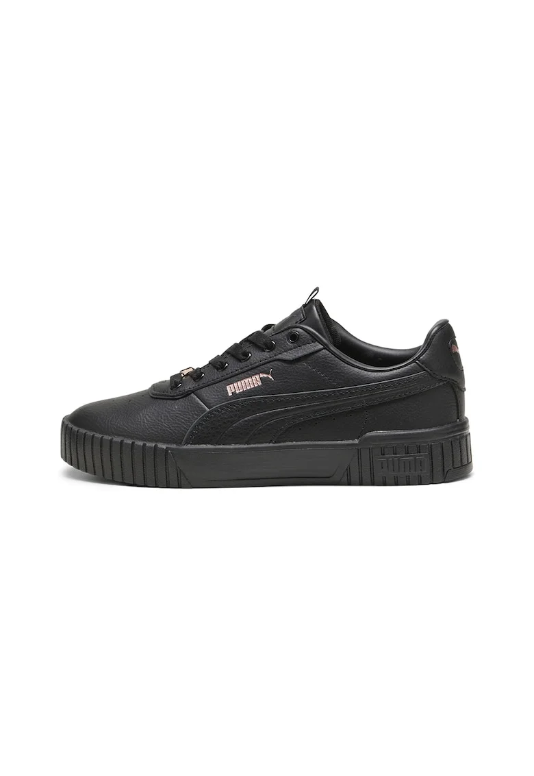 Pantofi sport de piele si piele ecologica Carina 2.0 Lux, Negru