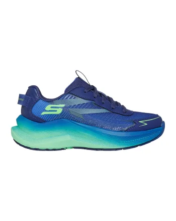 Pantofi sport din material textil cu garnituri din material sintetic Max Cushioning Ascender, Verde deschis/Albastru