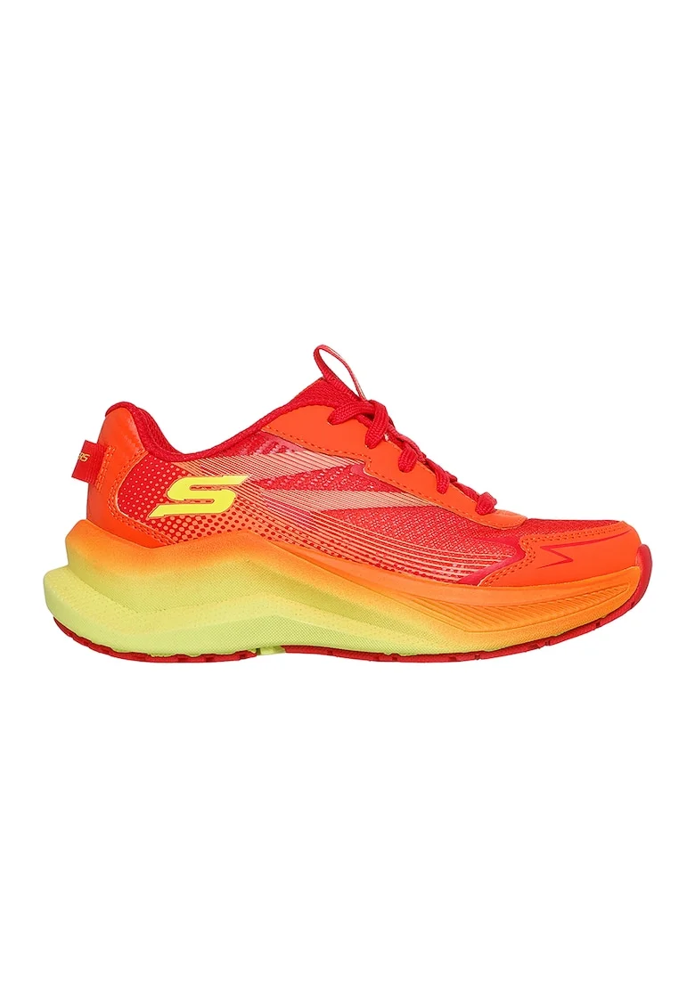 Pantofi sport din material textil cu garnituri din material sintetic Max Cushioning Ascender, Portocaliu mandarina