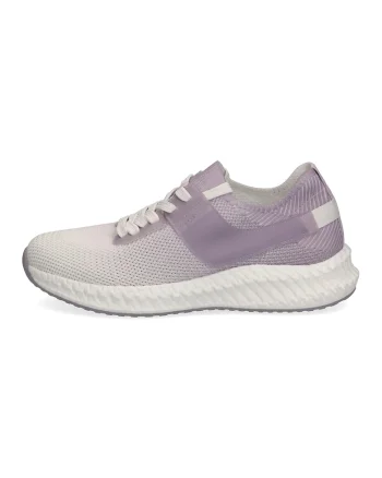 Pantofi sport pull-on din tricot cu detalii peliculizate, Lila