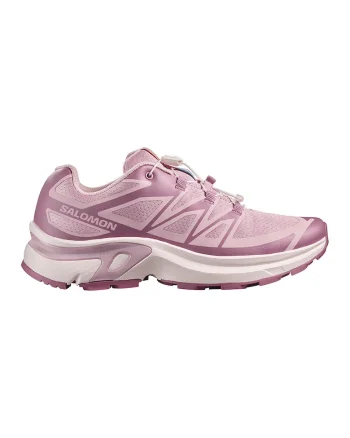 Pantofi sport XT-EVR cu insertii din plasa, Roz deschis/Roz fandango