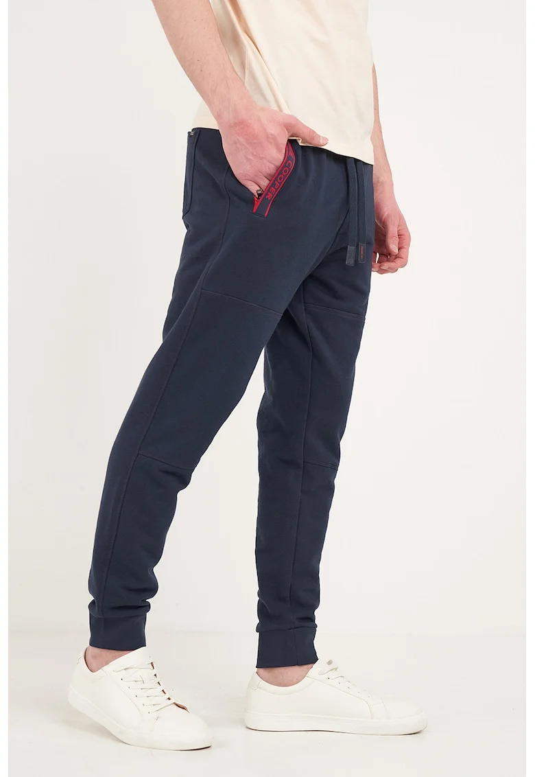 Pantaloni de trening din amestec de bumbac, Albastru ultramarin