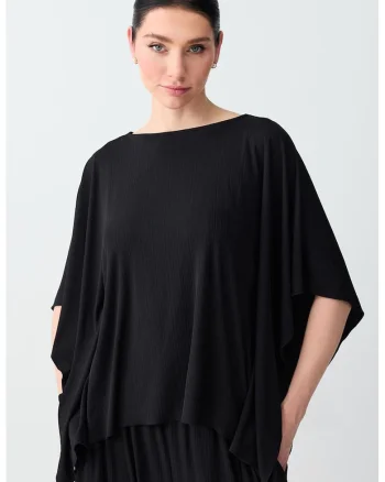 Bluza lejera asimetrica, Negru
