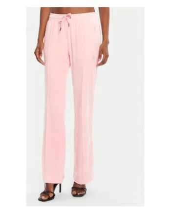 Pantaloni dama,  95% poliester, 5% elastandwqf, Roz