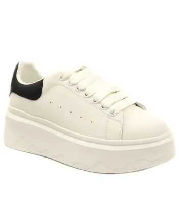 Sneakers dama piele naturala 1O3F612A 47 N, Alb