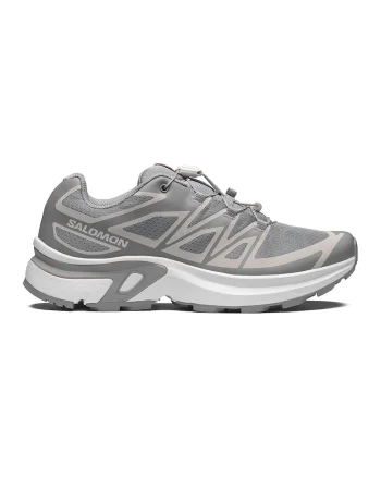 Pantofi sport XT-EVR din material textil cu sireturi elastice, Gri deschis/Gri cenusiu