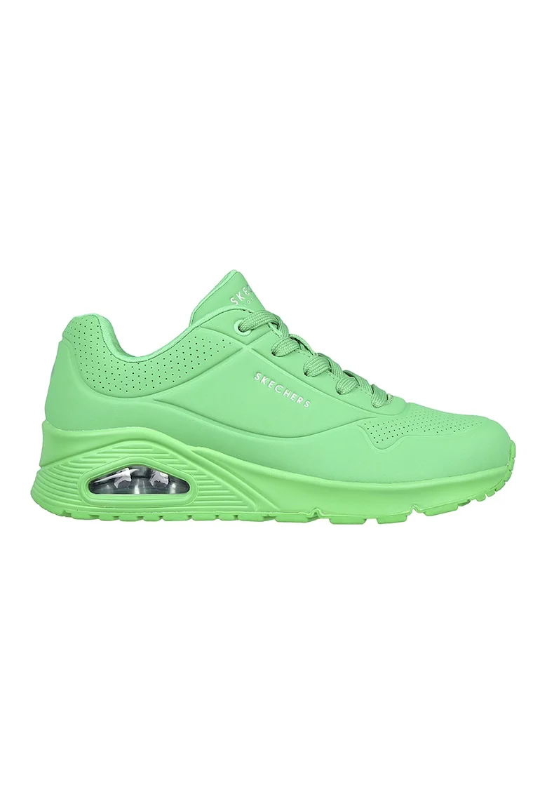 Pantofi sport de piele ecologica Uno Stand On Air, Verde
