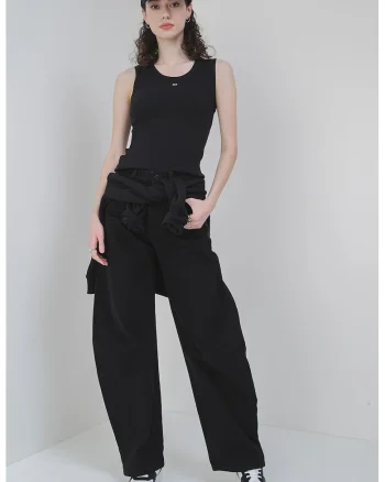 Tricou slim fit cu decolteu rotund