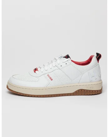 Pantofi sport de piele ecologica Kilian, Alb