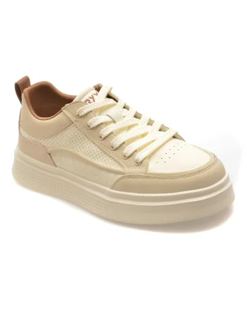 Pantofi sport GRYXX albi, 9253, din piele naturala