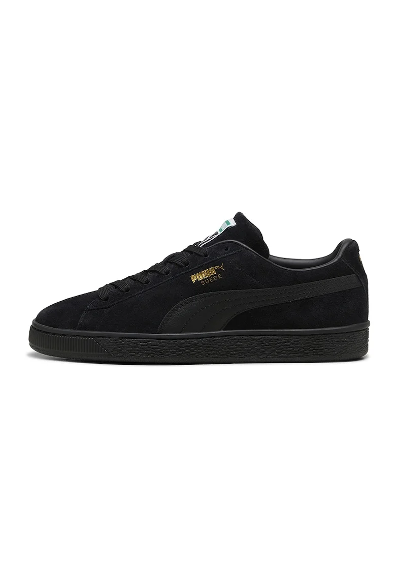 Pantofi sport Classic de piele intoarsa cu garnituri de piele ecologica, Negru